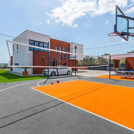 Villa Seven Hearts With Heated Pool And Private Basketball Playground Near Split Kastela Exterior photo