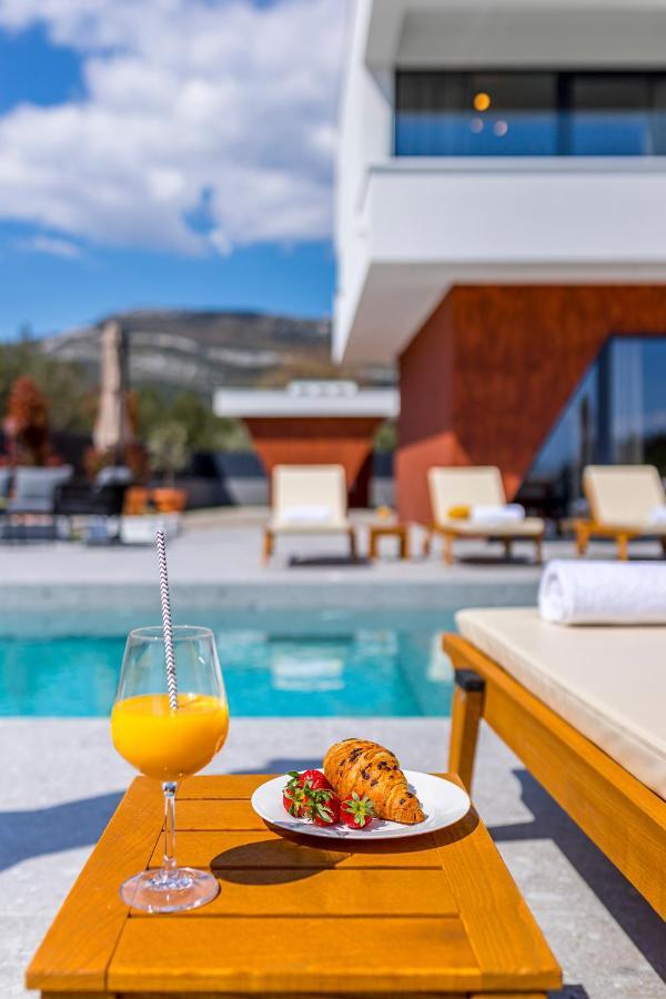 Seven Hearts With Heated Pool And Private Basketball Playground Near Split Villa